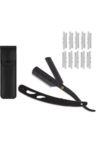 urevo Men's Professional Straight Razor Shaving Tools with 10 Stainless Steel...