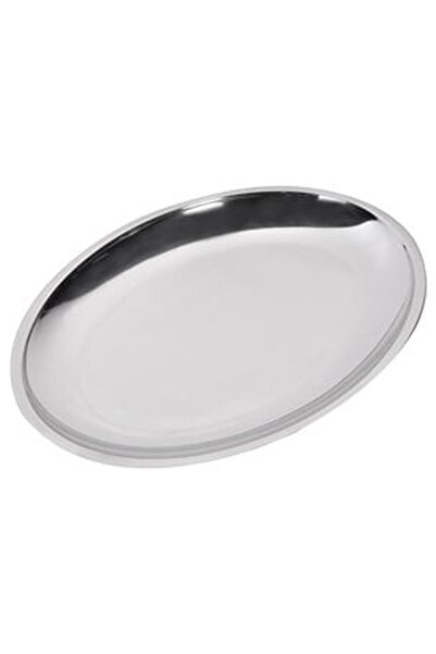 OEM Oval Stainless Steel Serving Platter 40cm