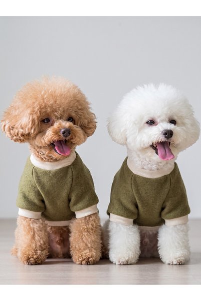 Kemique Natura Köpek Polar Sweatshirt | Kapüşonsuz Yumuşak Polar Köpek Kıyafe...