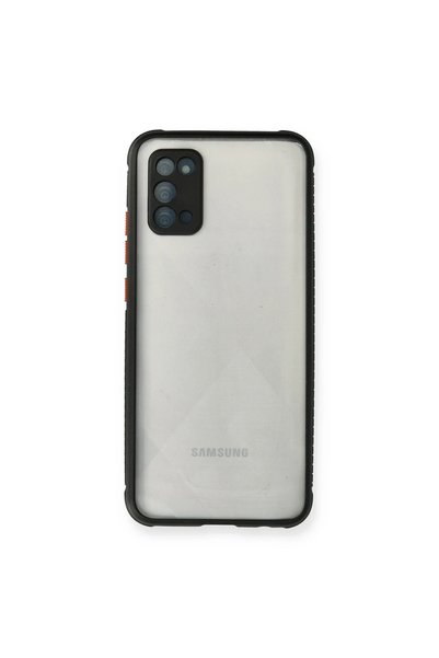 FMA Samsung galaxy a02s miami transparent silicone case - black