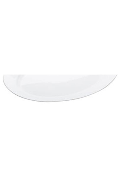OEM Oval White Opal Serving Platter 35.5x26.5cm