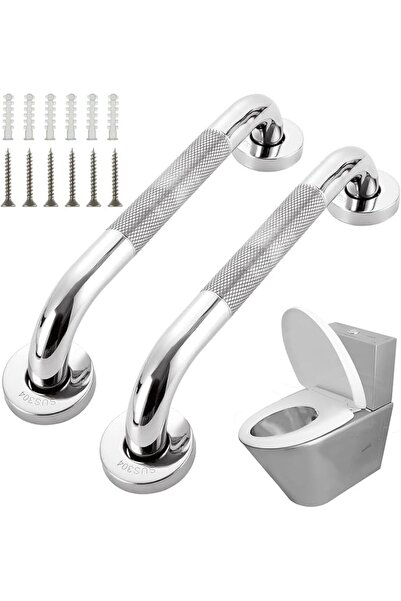 X SPRING Xspring Stainless Steel Grab Rails, 30cm Wall Grab Bars for Shower H...