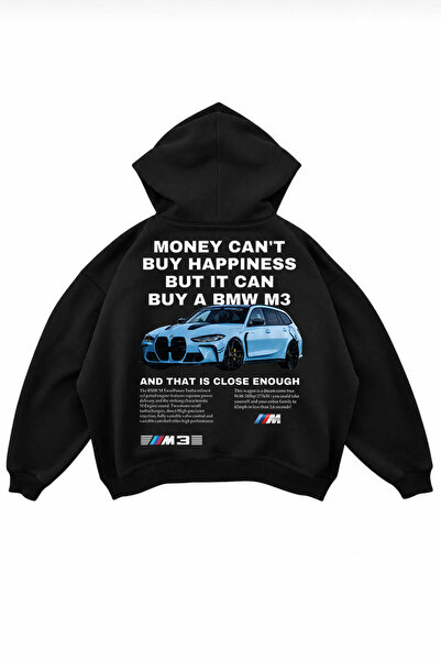 genosha Φούτερ με κουκούλα BMW M3 με στάμπα και oversized εφαρμογή