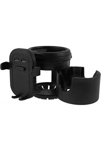 SYOSI Stroller Cup Holder, Double Baby Drink Bottle Organizer with 360 Degree...