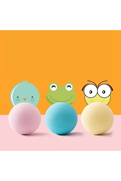 Kedi Otlu 3 Sesli İnteraktif Top Kedi Oyuncağı (PEMBE)
