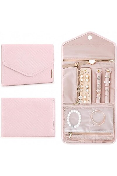 GENERAL Travel Jewelry Organizer Roll – Foldable Storage Bag with Secure Magn...