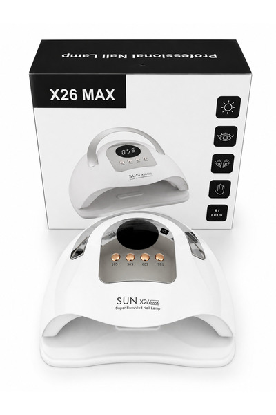 SUN X26 MAX Profesyonel 81 LED UV Tırnak Kurutucu Lamba - Kalıcı Oje ve Protez Tırnak Makinesi