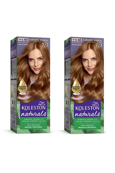 Genel Markalar Naturals Saç Boyası Karamel Kumral 7/3 2x Paket