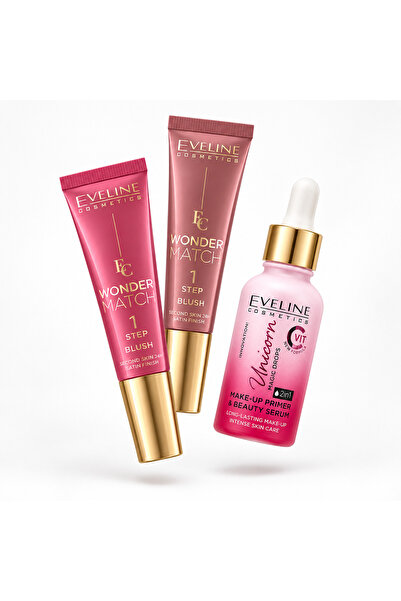 Eveline Cosmetics Set Eveline Machiaj – Fard de obraz Wonder Match NO1 + Fard...