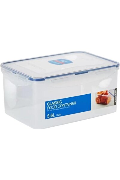 locknlock Rectangular & Long Food Storage Container with Lock N' Lock Tray, 3.6L