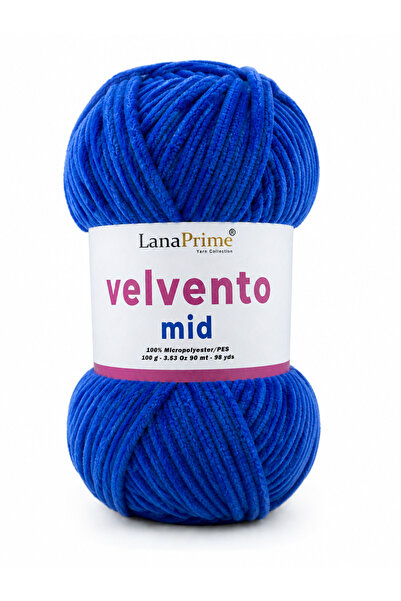 Lanaprime Velvet Mid Velvet Hand Knitting Yarn 100 Gr 90 m Pack of 5
