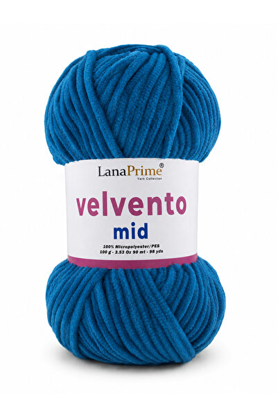 Lanaprime Velvet Mid Velvet Hand Knitting Yarn 100 Gr 90 m Pack of 5