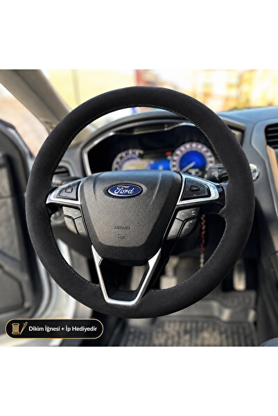 HasAkman Ford Mondeo Mk5 Direksiyon Kılıfı Alcantara Süet Monza Black Serisi ...
