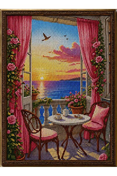 DNZt 5D Diamond Painting 50x40 cm Elmas Mozaik Boncuklu Taşlı Goblen Pano Tab...