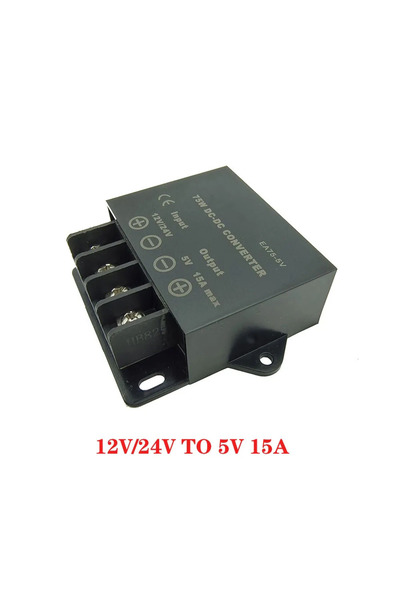 Choice 5V 12-24V 12-24V to 5V 15A 12V 24V to 5V 5A 10A 15A DC DC Converter St...