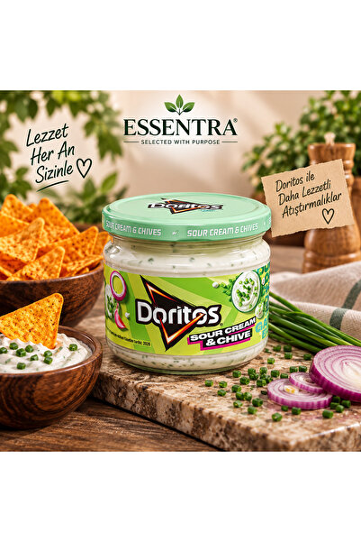 Essentra Home Doritos Sour Cream & Chive Dip Ekşi Krema ve Frenk Soğanı Aroma...