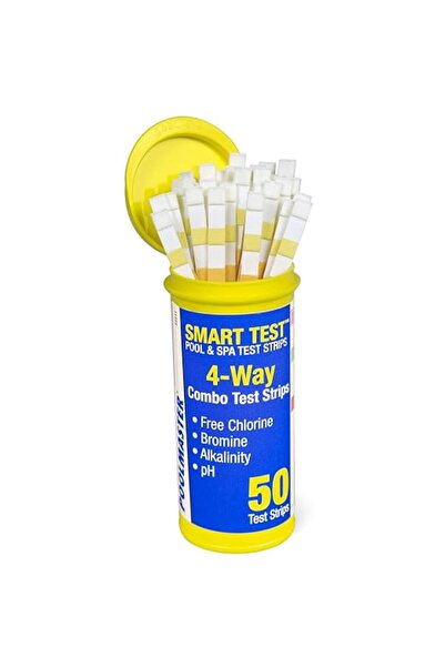Poolmaster 22211 Smart Test 4-Way Pool and Spa Test Strips - 50ct