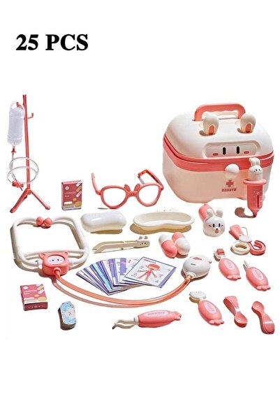 Generic 25PCS Doctor Kit for Kids Pretend Play Educational Doctor Toys for 3-...