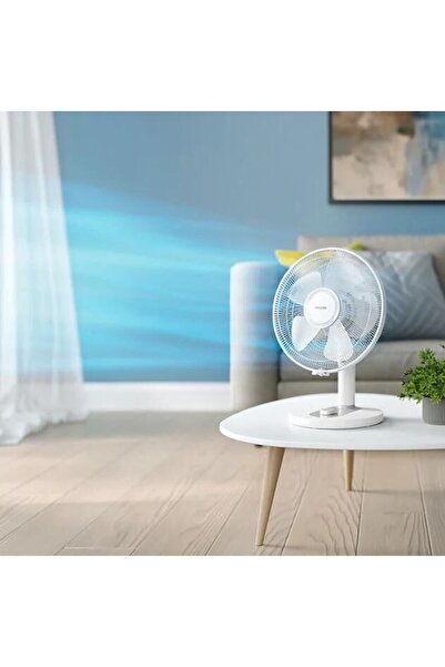 Philips Ventilator de masa CX1030/00, 35 W, 3 viteze, rotire si inclinare aut...