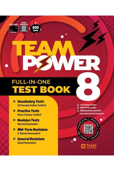 TEAM ELT PUBLISHING Teampower 8 Full-In-One Test Book