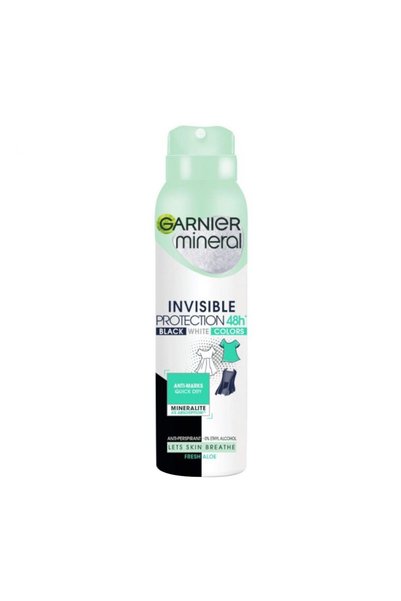 Garnier mineral Set 2 x Deodorant Spray Mineral Invisible Black White Colors ...