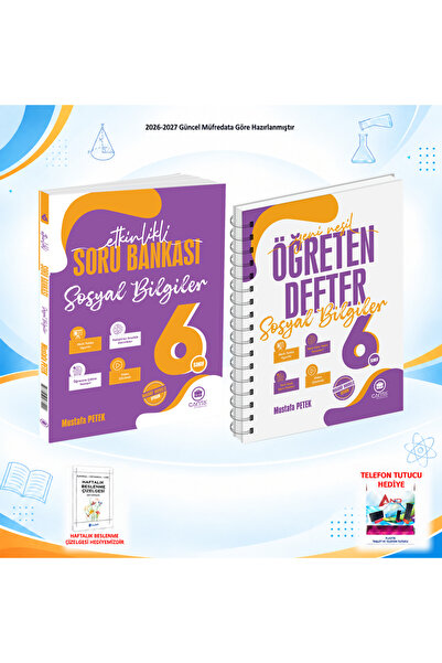 Çanta Yayınları 2026-2027 Çanta 6. Sınıf Tüm Dersler 2 Kitap Sos Soru/Sos Def...