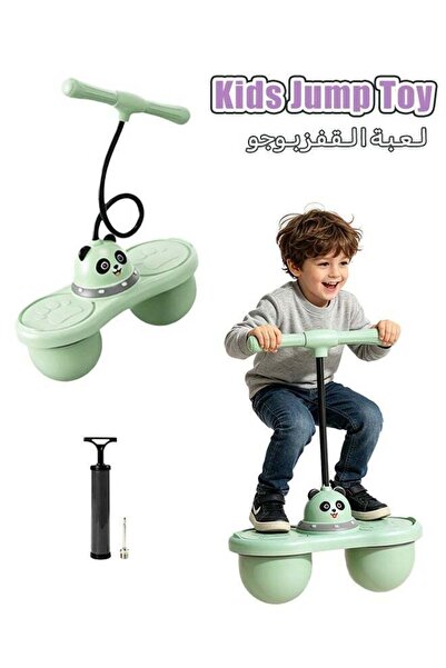 Generic Pogo Jumper Pogo jumper Stick with Handle and Ball Pump Kids Pogo Bal...