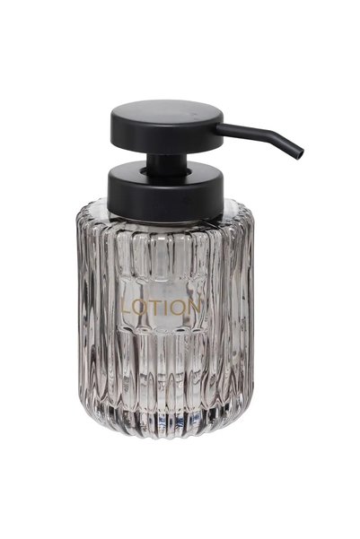 5FIVE Glass Soap dispenser (0.25L, Grey)