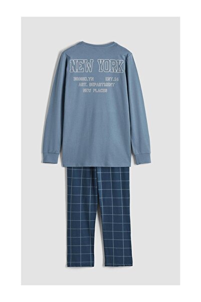 LC Waikiki New York Printed Boys' Pajamas Set