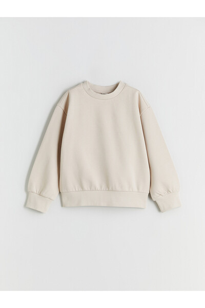 LC Waikiki Crew Neck Thick Sweatshirt for Girls