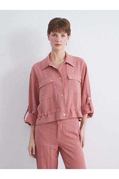 LC Waikiki Oversized Dobby Women's Shirt