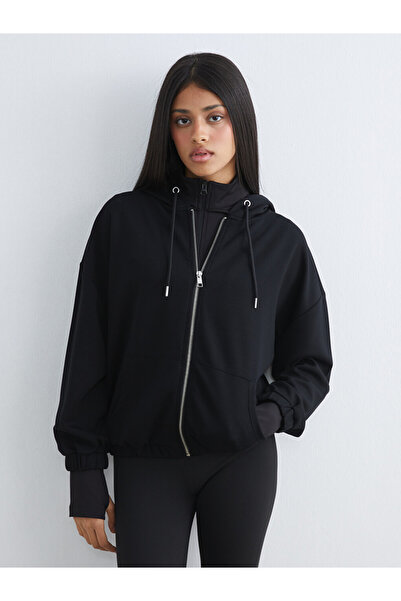 LC Waikiki Oversize Zip-Up Hoodie for Women