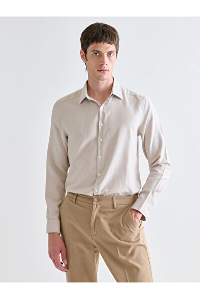 LC Waikiki Slim Cut Long-Sleeve Oxford Men's Shirt