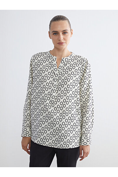 LC Waikiki Notch Neck Patterned Blouse