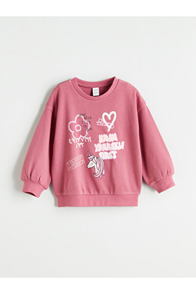LC Waikiki Crew Neck Girls Sweatshirt