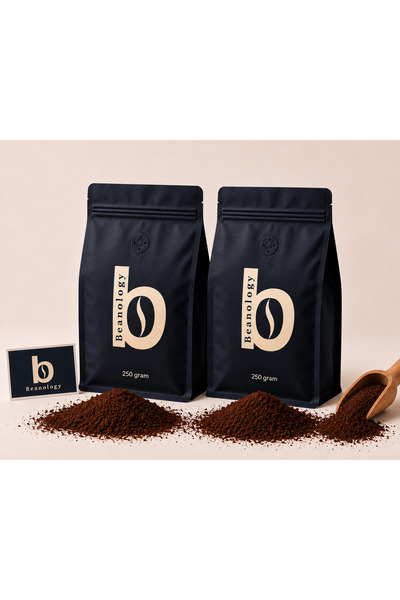 Beanology Ground Coffee: 500 gram Signature Blend Medium Roast Suitable for D...