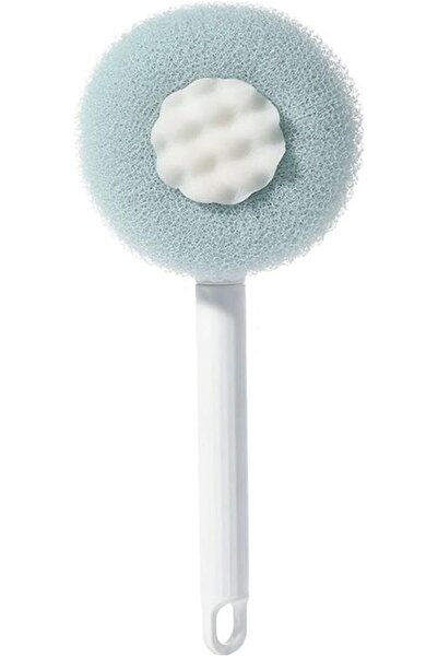 Arabest Double-Sided Retractable Long Handle Shower Brush,Soft Sponge and Fin...