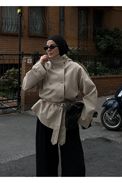MODA AKSA 2106 TİTANİK TRENCKOT TAŞ