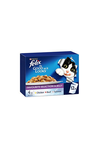 Purina One Purina Felix As Good As It Looks Favorite Selection Wet Cat Food i...