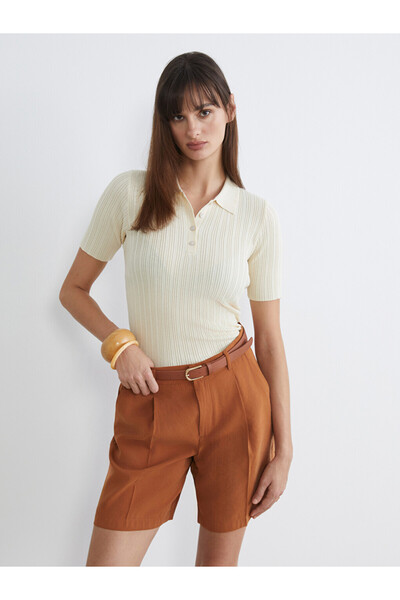 LC Waikiki Polo Collar Women's Knit Sweater