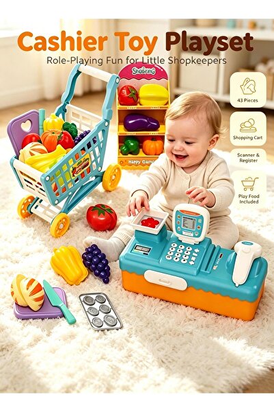 Generic Cashier toys,Cash Register for Kids,Cash Register Play House Toys Sim...
