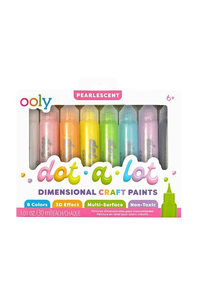 Ooly Dot-A-Lot 8li Boya Tüpleri - Sedefli Renkler 170-008