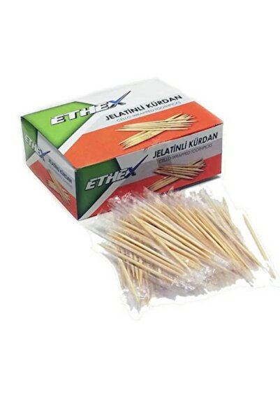 Jelatinli Kürdan 1 Paket 500 Adet %100 Bambu