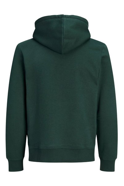 Jack & Jones Erkek Gögüs Baskili Relaxed Fit Kapüsonlu Sweatshirt - Kendrick