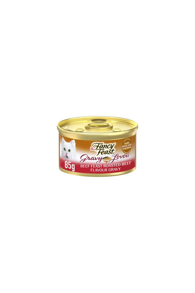 Purina One Purina Fancy Feast Gravy Lovers Wet Cat Food with Beef in Gravy