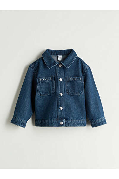 LC Waikiki Snap Button Denim Jacket for Girls