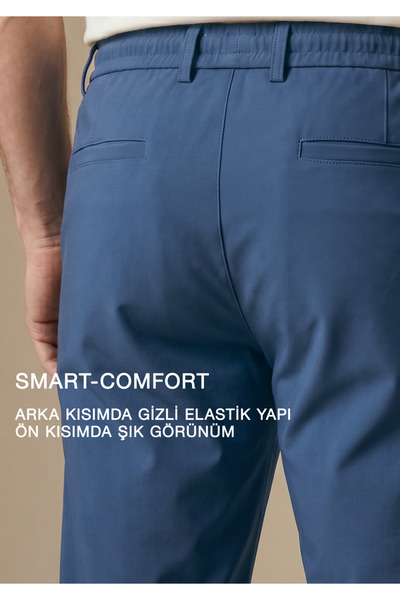 simpleQloth PERGAMON | Kırışmaz 4 Yöne Esneyen Nefes Alabilen 7/24 Teknik Jog...