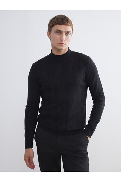 LC Waikiki Half Turtleneck Men's Knit Sweater