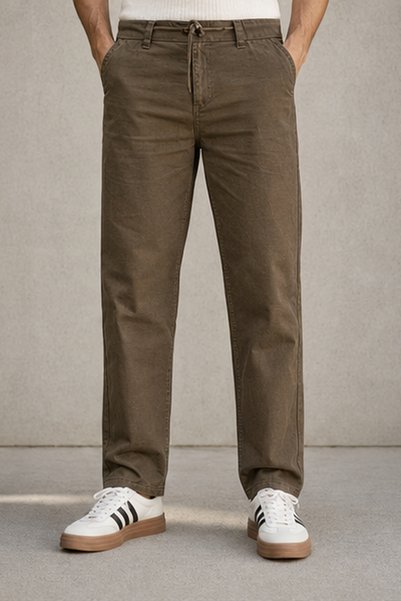 MARCO DONATELI Men's Linen Trouser