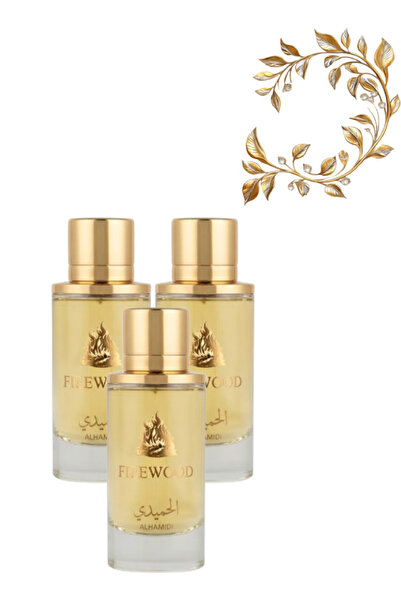 ALHAMIDI 3 Pieces Firewood Perfume 100 ML